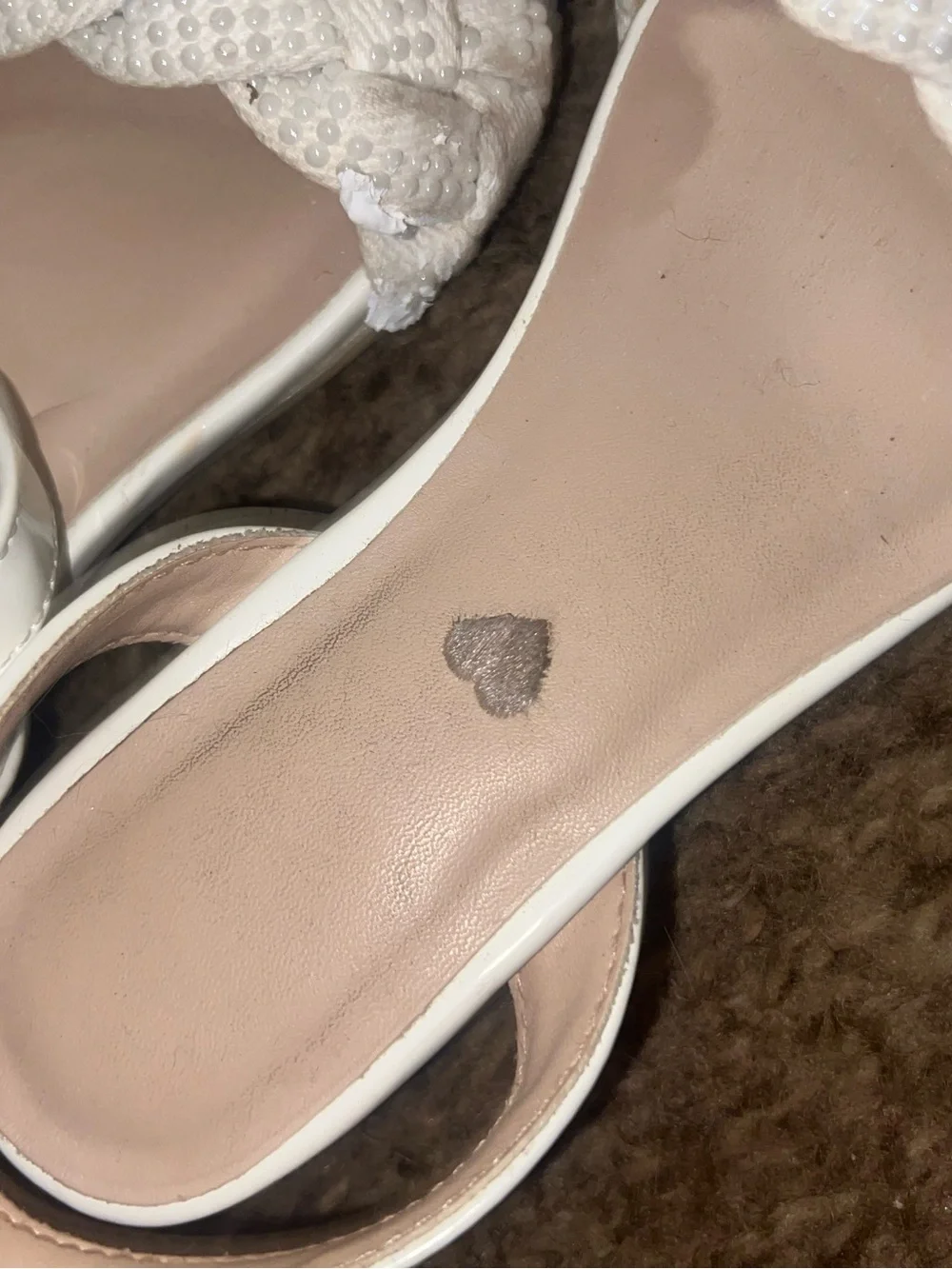 Steve Madden white heeled